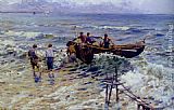 Arriving Ashore by Attilio Pratella